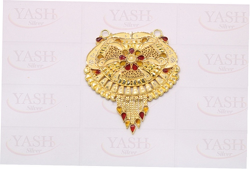 double kunda gold pendant